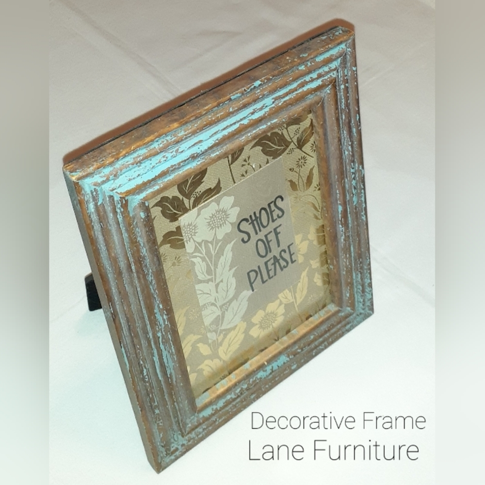 "Shoes Off Please" Lane Furniture Stylish Home Rules Frame